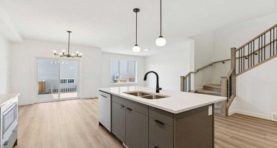 Kitchen View to Dining Area