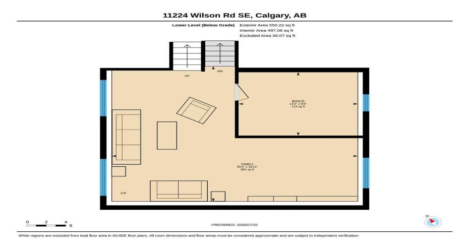 Lower Level Floorplan