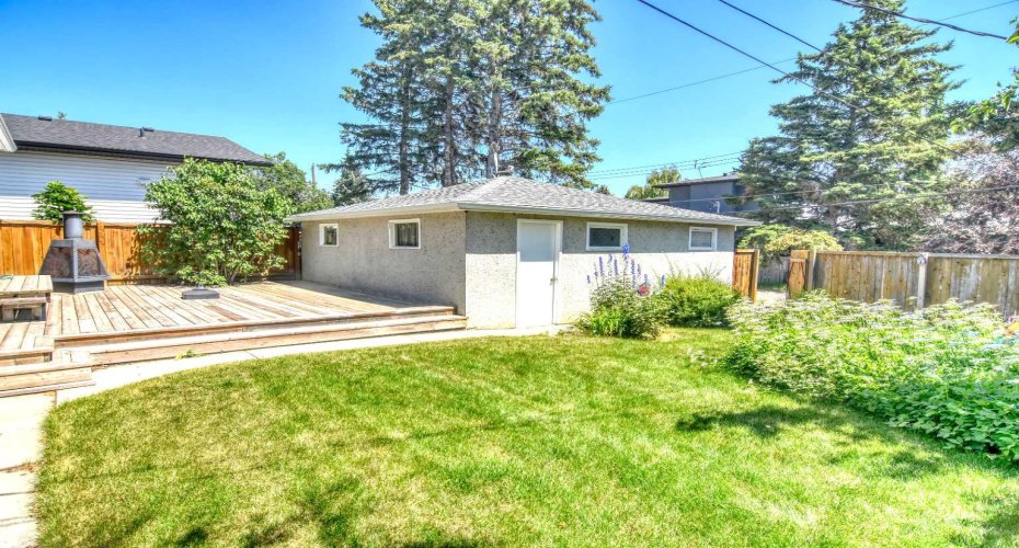 Lots of room for the family in the private backyard