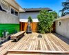 Huge back deck that is private