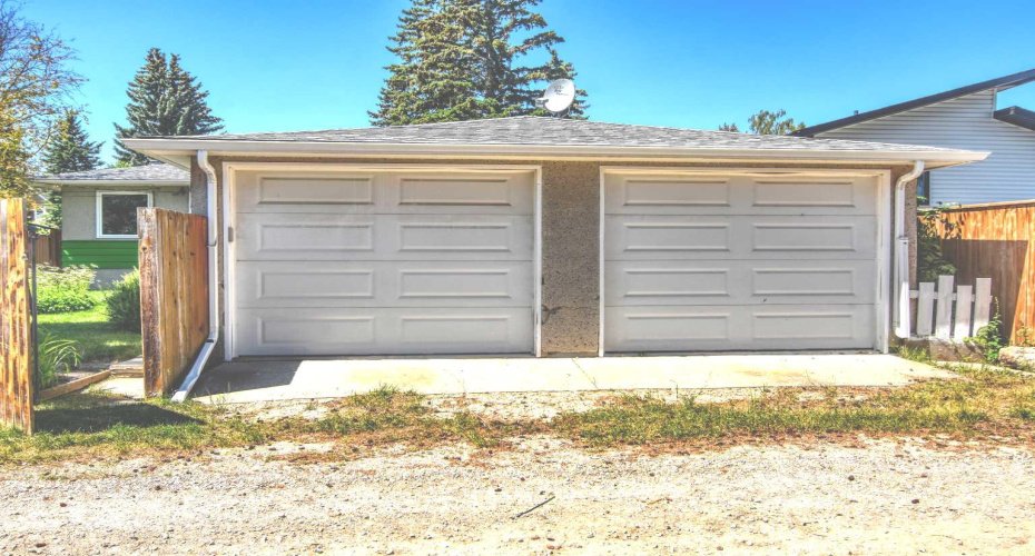 Two newer garage doors