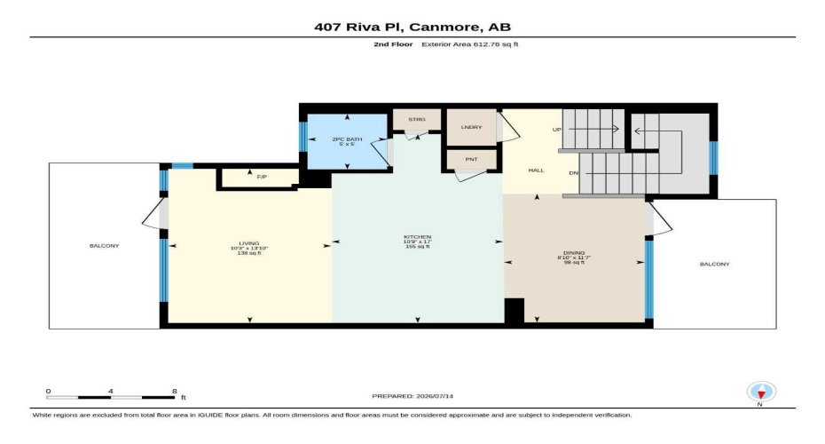 407 Riva Place, Canmore, Alberta T1W 3L4, 2 Bedrooms Bedrooms, ,3 BathroomsBathrooms,Residential,For Sale,Riva,A2328900
