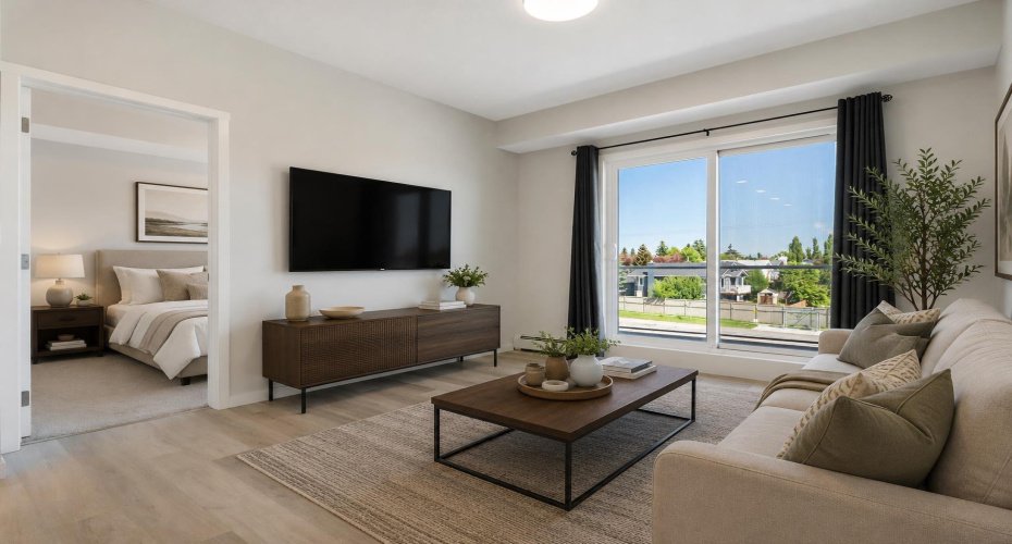 Living Room - Virtually Staged