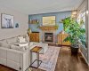 A spacious sectional and open sightlines make this room ideal for relaxing and entertaining.