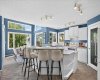Sunny kitchen & dining area