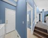 Mudroom and laundry area