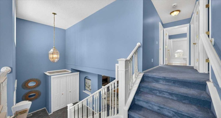 Open-to-above foyer
