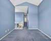 Bonus room with vaulted veiling