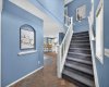 Open-to-above foyer