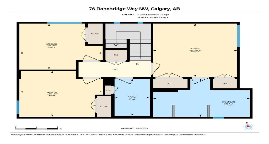 76 Ranchridge Way, Calgary, Alberta T3G 1Z9, 4 Bedrooms Bedrooms, ,4 BathroomsBathrooms,Residential,For Sale,Ranchridge,A2329113