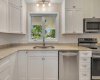 kitchen overlooking to the green space