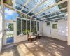 sun room , access to private  backyard
