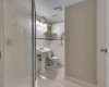 1-3pce bath in basement