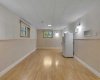 large recreation room with sub-floor  and egress windows
