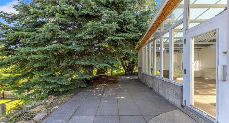 private patio off the Sun room
