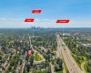 short walk to Brentwood LRT station