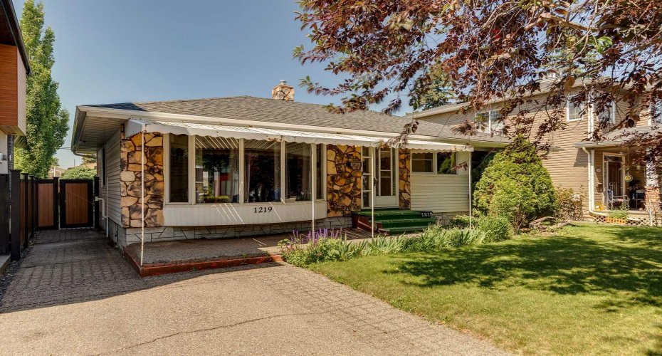 Front Drive with a Double Garage out back