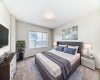 virtually staged bedroom