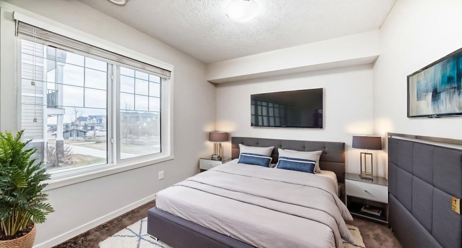 office/bedroom virtially staged