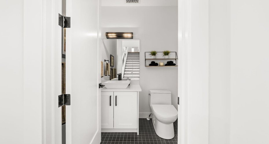 2 piece powder room on main level
