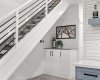 Built-in under the stairs for added functionality