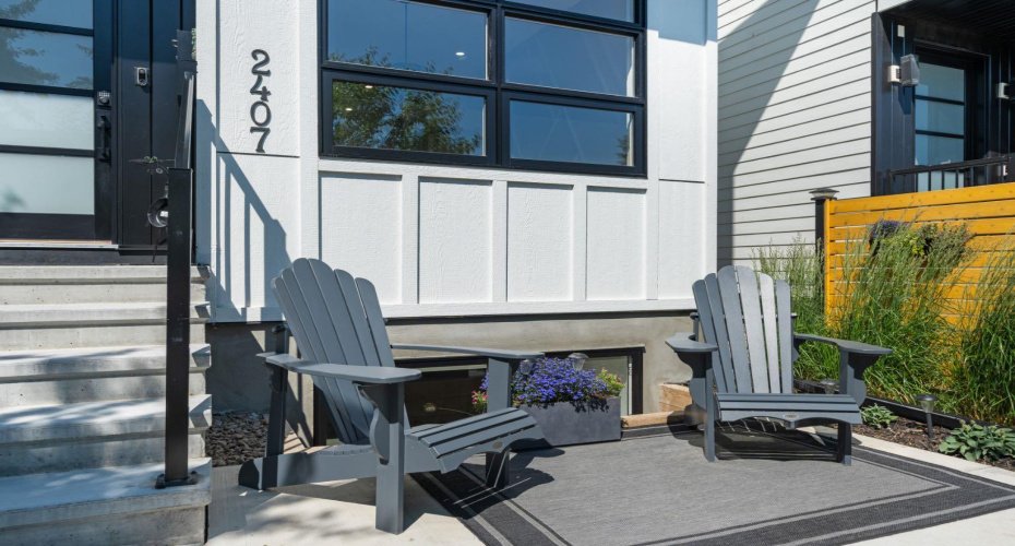 Front patio - perfect for a morning coffee
