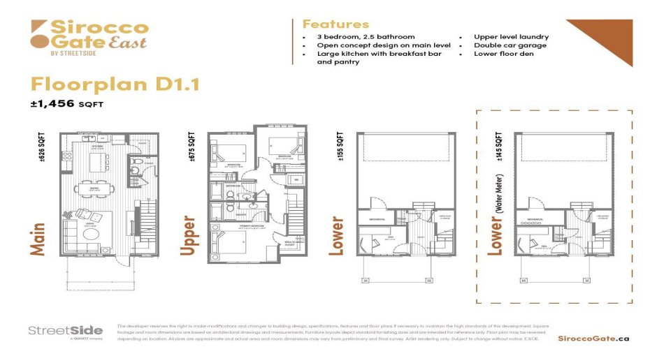 40 Creekside Way, Calgary, Alberta T2X 6E2, 3 Bedrooms Bedrooms, ,3 BathroomsBathrooms,Residential,For Sale,Creekside,A2329248