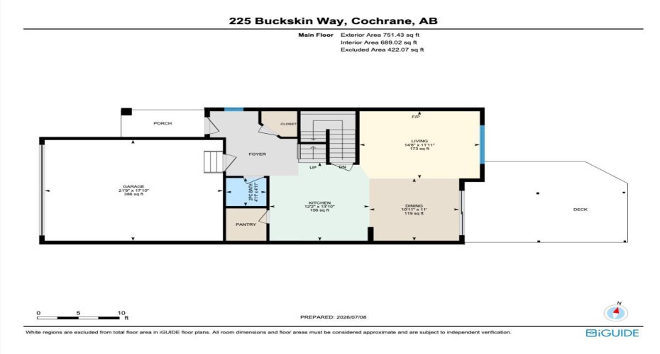 225 Buckskin Way, Cochrane, Alberta T4C 2R7, 3 Bedrooms Bedrooms, ,3 BathroomsBathrooms,Residential,For Sale,Buckskin,A2329384