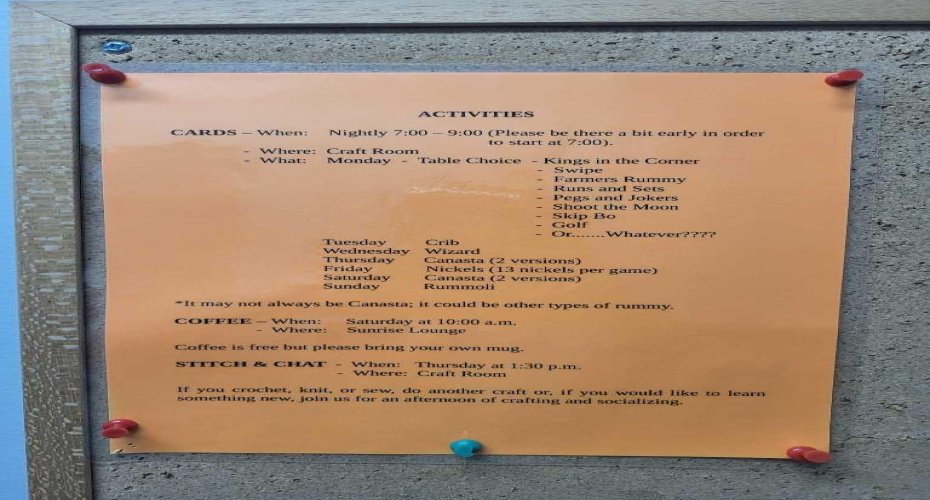 community activities