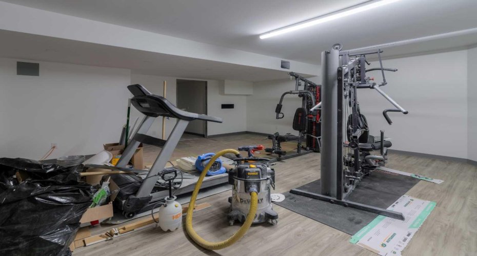 Exercise Room finishing up with renos