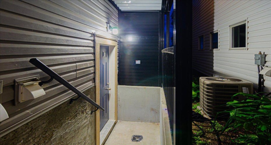 Covered Secure Entrance