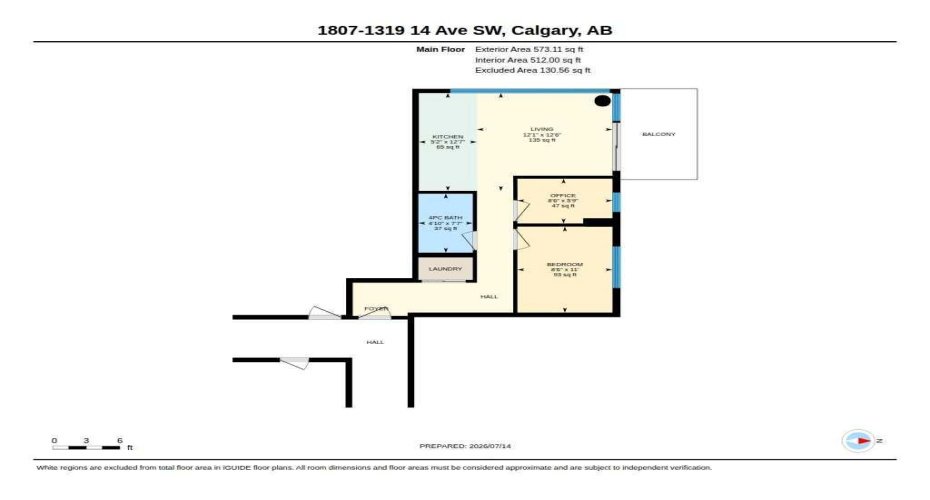 1319 14 Avenue, Calgary, Alberta T3C 0W3, 1 Bedroom Bedrooms, ,1 BathroomBathrooms,Residential,For Sale,14,A2329633