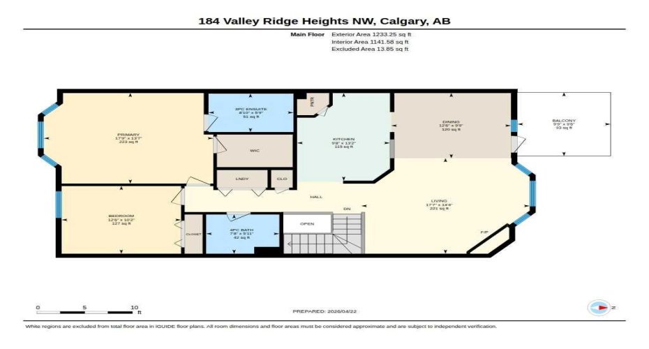 184 Valley Ridge Heights, Calgary, Alberta T3B 5T3, 2 Bedrooms Bedrooms, ,3 BathroomsBathrooms,Residential,For Sale,Valley Ridge,A2329663