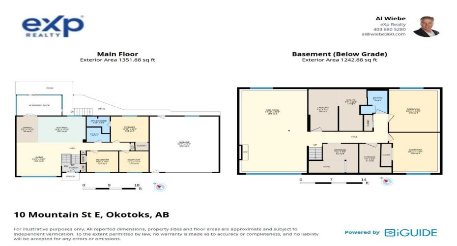 10 Mountain Street, Okotoks, Alberta T1S 1G5, 5 Bedroom Bedrooms, 0 ,3 BathroomBathrooms,Residential,For Sale,Mountain,0,A2351946