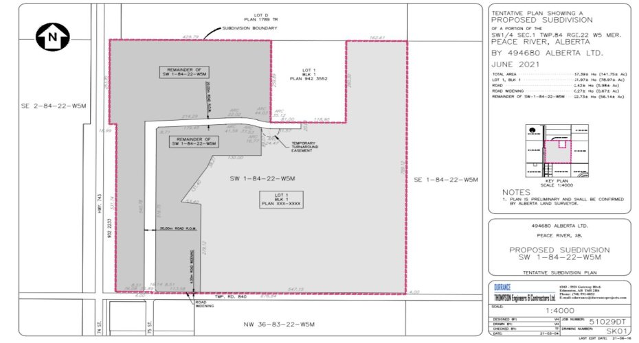 0 0, Peace River, Alberta T8S 1S4, ,Land,For Sale,A1158968