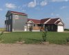 Double over sized garage south facing. East facing deck fully skirted with smart panel.