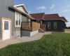 Extra tall windows in the house and garage.