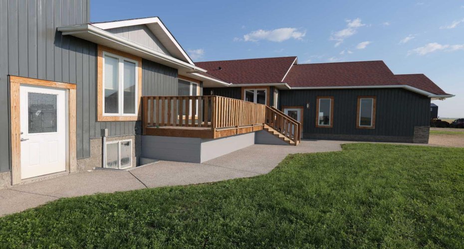 Extra tall windows in the house and garage.