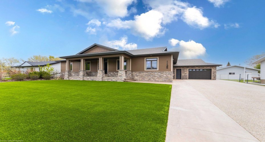 Front View with Driveway