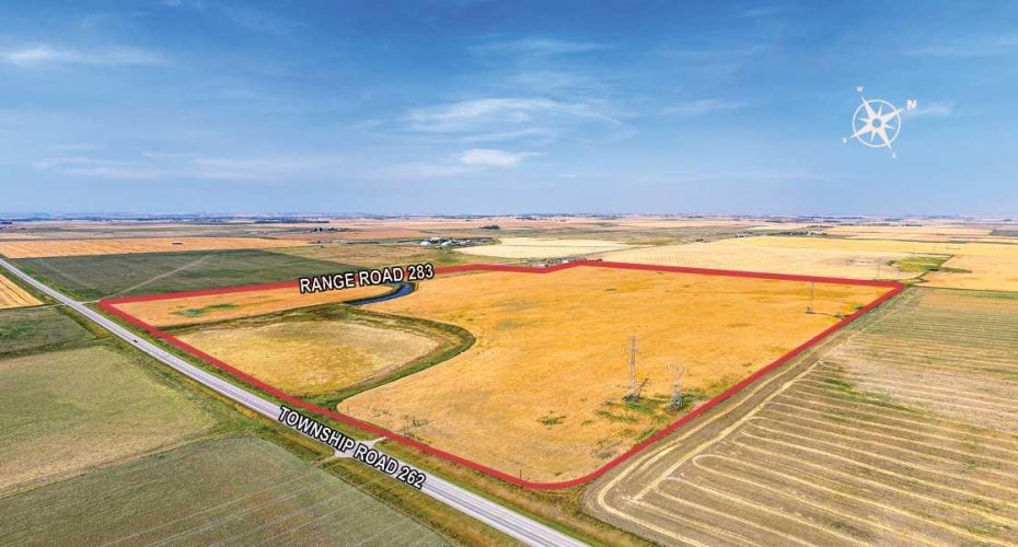 Township Road 262 Range Road 283, Rural Rocky View County, Alberta T0M 0T0, ,Land,For Sale,Range Road 283,A2170858