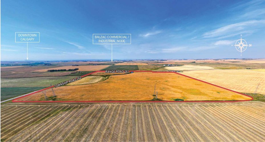Township Road 262 Range Road 283, Rural Rocky View County, Alberta T0M 0T0, ,Land,For Sale,Range Road 283,A2170858