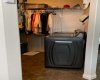 Laundry in Primary Walkin closet