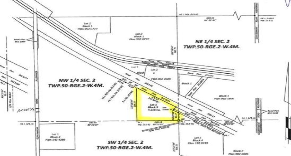 Lot 1 Blk 3 NW 2-50-2-W4, Rural Vermilion River, County of, Alberta T0B 0L0, ,Commercial,For Sale,NW 2-50-2-W4,A2177257