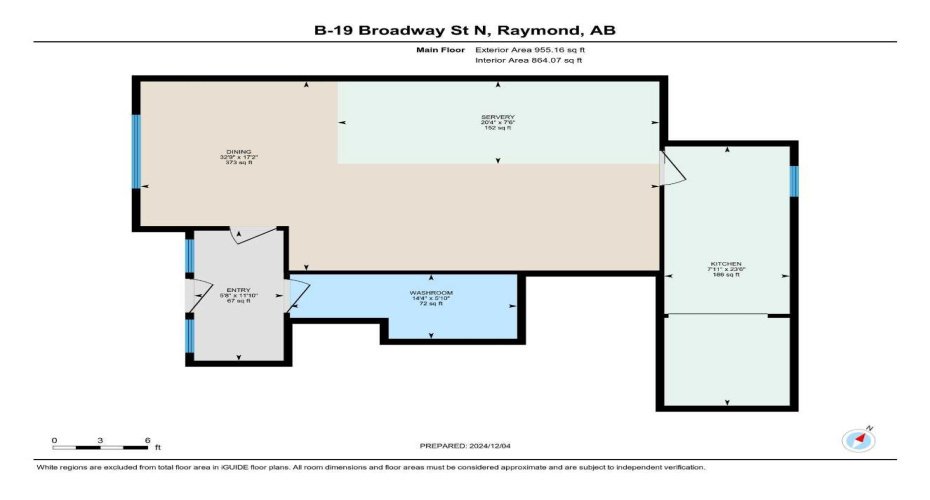 B- floor plan