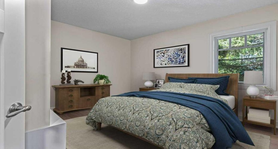 Upper level suite bedroom virual image