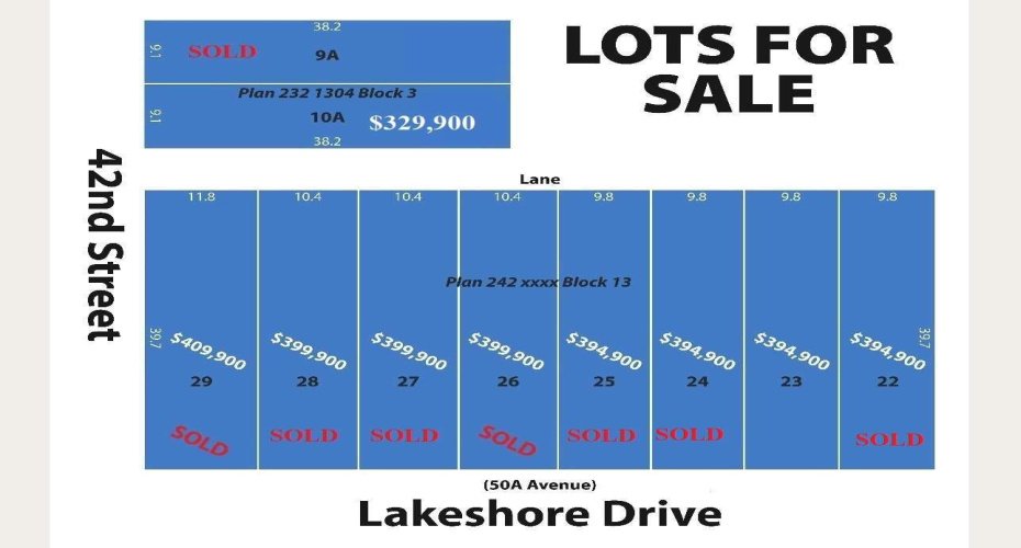 5020 42 Street, Sylvan Lake, Alberta T4S 1C1, ,Land,For Sale,42,A2191504