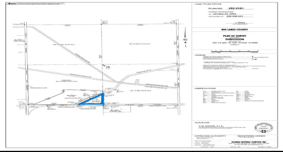 752 Township, High Prairie, Alberta T0G 1E0, ,Land,For Sale,Township,A2193789